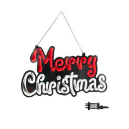 Samuel Alexander 40Cm Light Up Hanging Merry Christmas Infinity Mirror Decoration With Leds - thumbnail 8