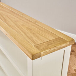 The Furniture Market Cotswold Cream Wide Low Bookcase - thumbnail 6