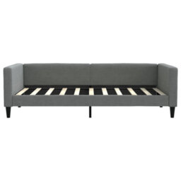 Berkfield Daybed With Trundle Dark Grey 90X190 Cm Fabric - thumbnail 7