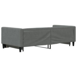 Berkfield Daybed With Trundle Dark Grey 90X190 Cm Fabric - thumbnail 5