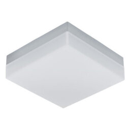 Ip44 Rated White Plastic Outdoor Wall Light With Built-In 8.2W Led