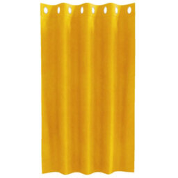 Berkfield Blackout Curtains With Eyelets 2 Pcs Mustard Yellow Velvet - thumbnail 3
