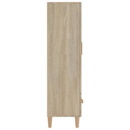 Berkfield Highboard Sonoma Oak 70X31X115 Cm Engineered Wood - thumbnail 5