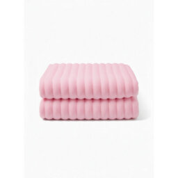 Luxury Big Cord Blanket Thick Ribbed Throw Ultimate Comfort Warmth Pink 150X200Cm - thumbnail 2