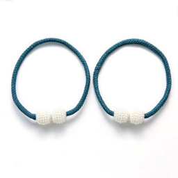 Pearl Magnetic Curtain Tiebacks 2 Pack Blue - thumbnail 2