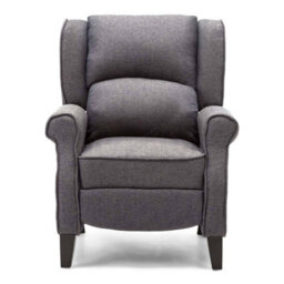 Westwood Grey Vintage Armchair Sofa Recliner Lounge Fabric Tub Chair Seat Home - thumbnail 3