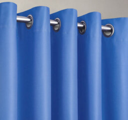 Velosso Blackout Curtains Ring Top, Triple Weave Thermal Energy Saving Curtains, High-Quality Light Blocking Curtains - Blue