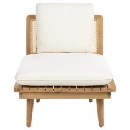 Wyld And Coco Gardenco 5-Piece Outdoor Sofa Set With Light Beige Cushions, Acacia Wood And Pe Rattan - thumbnail 8