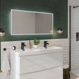 UK Homeliving Uk Home Living Avalon - Price Reduced -Led Mirror W/demister Pad & Shaver Socket 1200X600mm - thumbnail 2