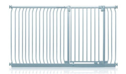 Safetots Extra Tall Elite Safety Gate, 189Cm - 198Cm, Matt Grey, Extra Tall 96.8Cm In Height, Pressure Fit Stair Gate - thumbnail 1