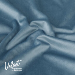 Deconovo 2 Pack Poms Crushed Velvet Cushion Covers 24X24 Inches Pillowcases For Sofa With Invisible Zipper 60Cm X 60Cm Slate Blue - thumbnail 4