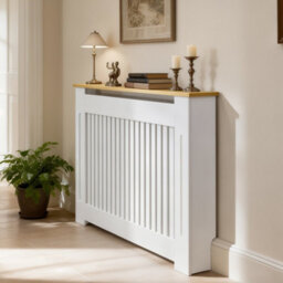 Fativo Vertical Radiator Cover Grill Shelf Cabinet Mdf Wood Modern Traditional Furniture (H 830 X W 1120 X D 200 mm) - thumbnail 8