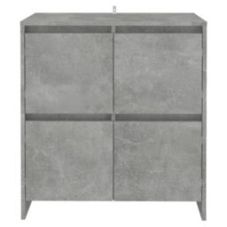 Berkfield Sideboard Concrete Grey 70X41X75 Cm Engineered Wood - thumbnail 3
