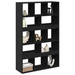 Berkfield Classic Room Divider Black 100X33X156.5 Cm Engineered Wood - thumbnail 3