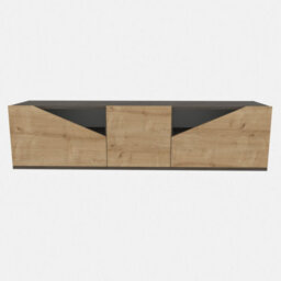 Decorotika Carson Tv Stand Tv Unit For Tv's Up To 72 Inch Wenge Oak - thumbnail 5