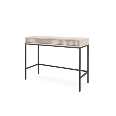 Arte Nova Desk In Cashmere - Premium Laminated Board - Abs Edging - W104Cm X H78Cm X D50Cm - image 1