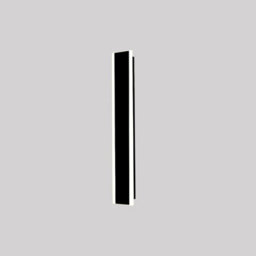 Ener-J Ener - J  Outdoor Acrylic Wall Light 60Cm Cct Switchable And Dimmable With Remote Ip65 Black 12W