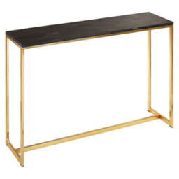 Orsina Relic Dark Petrified Wood Console Table - thumbnail 2