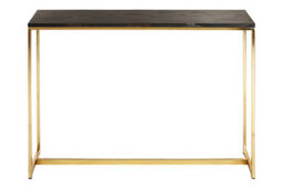 Orsina Relic Dark Petrified Wood Console Table