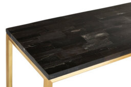 Orsina Relic Dark Petrified Wood Console Table - thumbnail 4