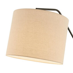 Furniturebox Uk Claudia Black Standing Floor Lamp - thumbnail 6