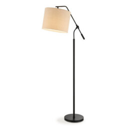 Furniturebox Uk Claudia Black Standing Floor Lamp - thumbnail 5
