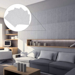 Living And Home 12 Pack Grey Soundproof Wall Panels Wall Decoration Sound Absorbing Panel High Density Sound - thumbnail 4