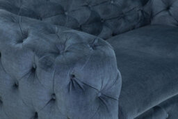 Stratus Interiors Modern Italian Chesterfield Sofa Plush Velvet 3 Seater 195W - thumbnail 3