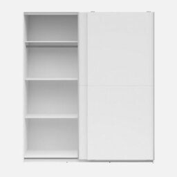 Heze Furniture Sonya Modern 2 Sliding Door Wardrobe - thumbnail 4