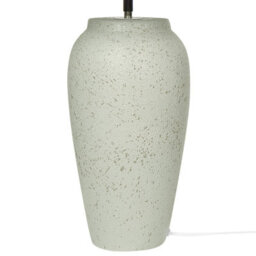 Beliani White Ceramic Table Lamp With Adjustable Linen Cone Shade - W35 X D35 X H57Cm - thumbnail 6