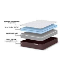DS Living Reve Siam Gel-Flex Orthopaedic Foam Mattress - thumbnail 2