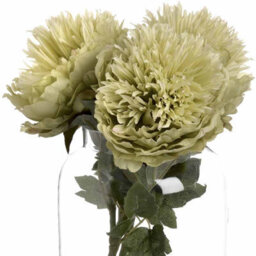 Hill Interiors Uk Homeliving Artificial Green Peony - thumbnail 5