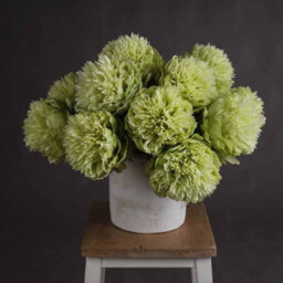 Hill Interiors Uk Homeliving Artificial Green Peony - thumbnail 3