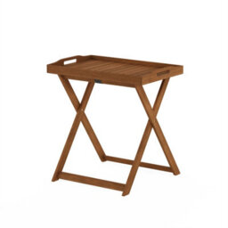 Walplus Turn-N-Tube Pair Of 3-Tier End Tables, Compact Storage Shelves, French Oak/black - thumbnail 1