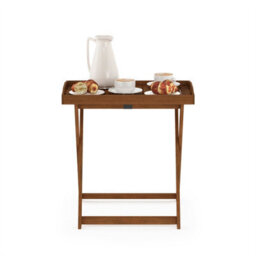 Walplus Turn-N-Tube Pair Of 3-Tier End Tables, Compact Storage Shelves, French Oak/black - thumbnail 5
