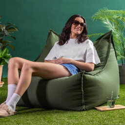 icon Alto Bean Bag Armchair, Olefin Khaki - thumbnail 2