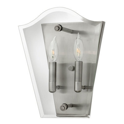Elstead Lighting Wingate 2 Light Wall Light - Polished Antique Nickel - image 1