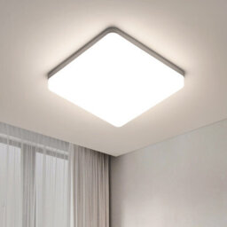 Pheashine Sleek 36W Square Led Ceiling Light 23X23Cm Recessed Panel 4500K Neutral Light For Bedrooms Kitchens And Hallways - thumbnail 2