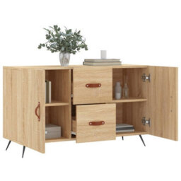 Berkfield Sideboard Sonoma Oak 100X36X60 Cm Engineered Wood - thumbnail 4