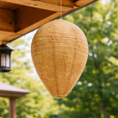 Ckb Ltd 6 Wasp Scarer Hanging Artificial Paper Nest Imitation Deterrent With Suspension Metal Wire Garden Repellent Decoy Nests - image 1