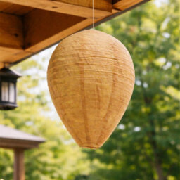 Ckb Ltd 6 Wasp Scarer Hanging Artificial Paper Nest Imitation Deterrent With Suspension Metal Wire Garden Repellent Decoy Nests - thumbnail 1