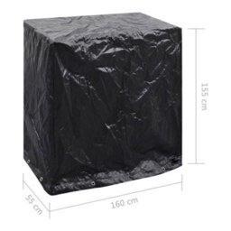 Walplus Garden Furniture Covers 2Pcs Tabletennis Table 160X55X182 Cm - thumbnail 8