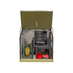 Trimetals Sentinel Garden Small Storage Box (109Cm X 66Cm) Two Tone Green - thumbnail 2