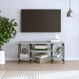 Berkfield Tv Cabinet Grey Sonoma 102X35X45.5 Cm Engineered Wood - thumbnail 3