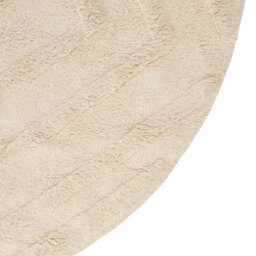 Beliani Kids Rug Turtuk  Light Beige 120 Cm Cotton - thumbnail 5