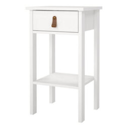 Furniture To Go Barcelona Bedside Table With 1 Drawer In White - thumbnail 4