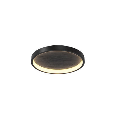 Luminosa Lighting Luminosa Orign Modern 40Cm Integrated Led Semi Flush Ceiling Light Black 3000K 450Lm - image 1