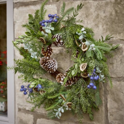 Dibor Traditional Giant Fruits Of The Forest Front Door Autumn Wreath Winter Spring Wreath 53Cm - thumbnail 4