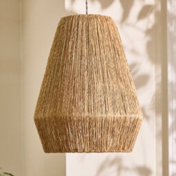 Dibor Traditional Style Jute Pendant Easy Fit Ceiling Light Shade H46 X D30Cm - thumbnail 2