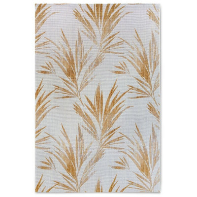 The Rugs Villeroy & Boch 1767 Rug - Indoor Outdoor Flat Weave Floral In Beige - image 1